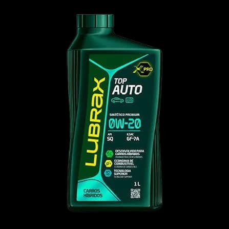 LUBRAX TOP AUTO 0W20 SQ DX1 SINTETICO PREMIUM