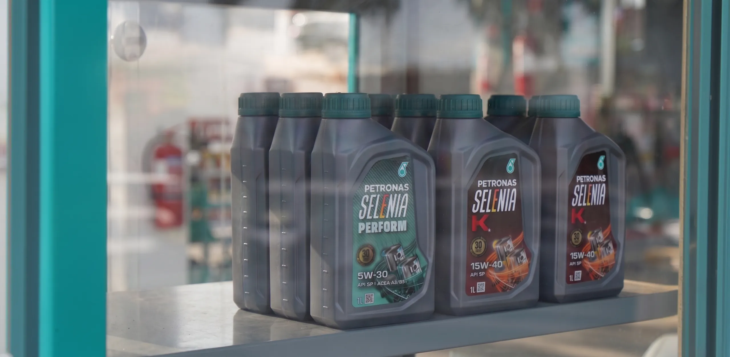 Lubrificantes Petronas na oficina do Posto Preferido